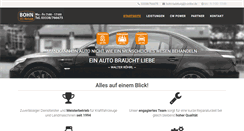 Desktop Screenshot of kfz-bohn.de